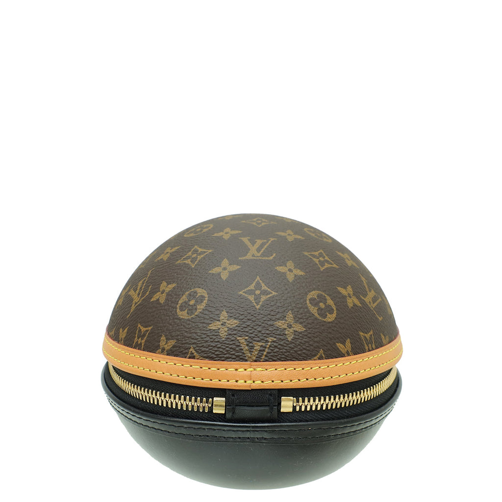 Louis Vuitton Bicolor Monogram & Calf Egg Bag