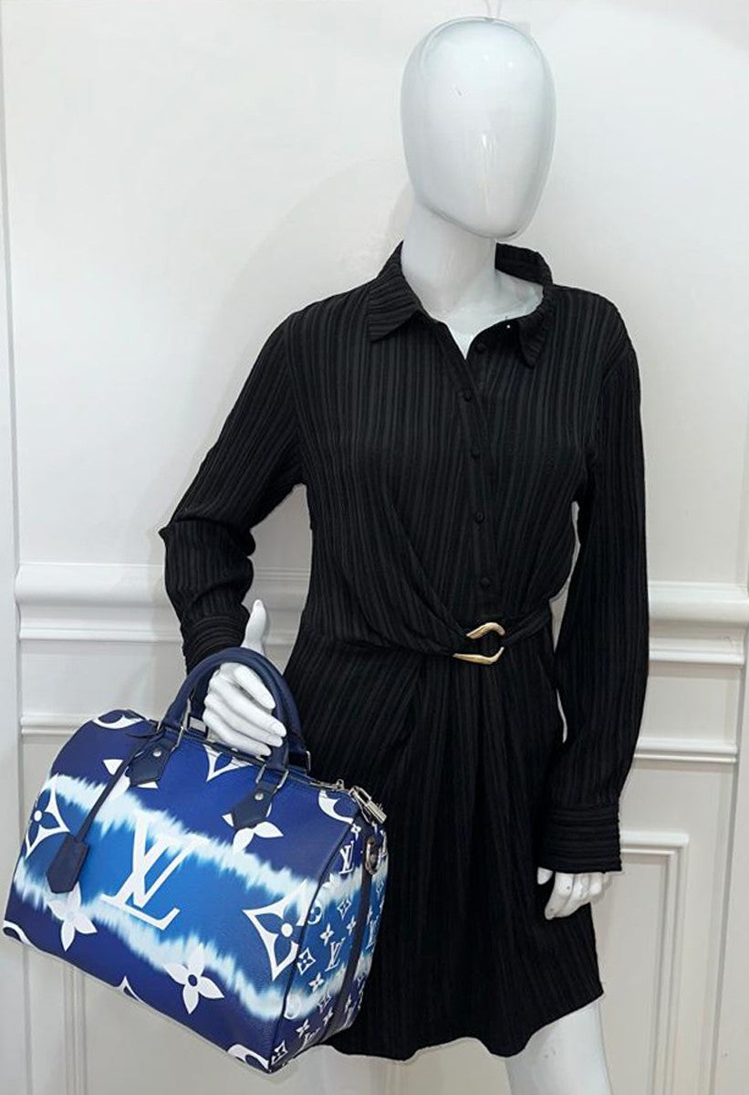 Louis Vuitton Blue Giant Escale Speedy Bandouliere 30 Bag
