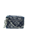 Louis Vuitton Blue Monogram Tapestry Mini Soft Trunk