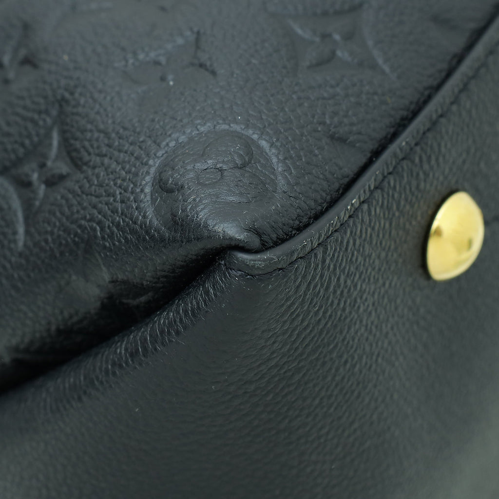 Louis Vuitton Noir Monogram Empreinte Maida Hobo Bag
