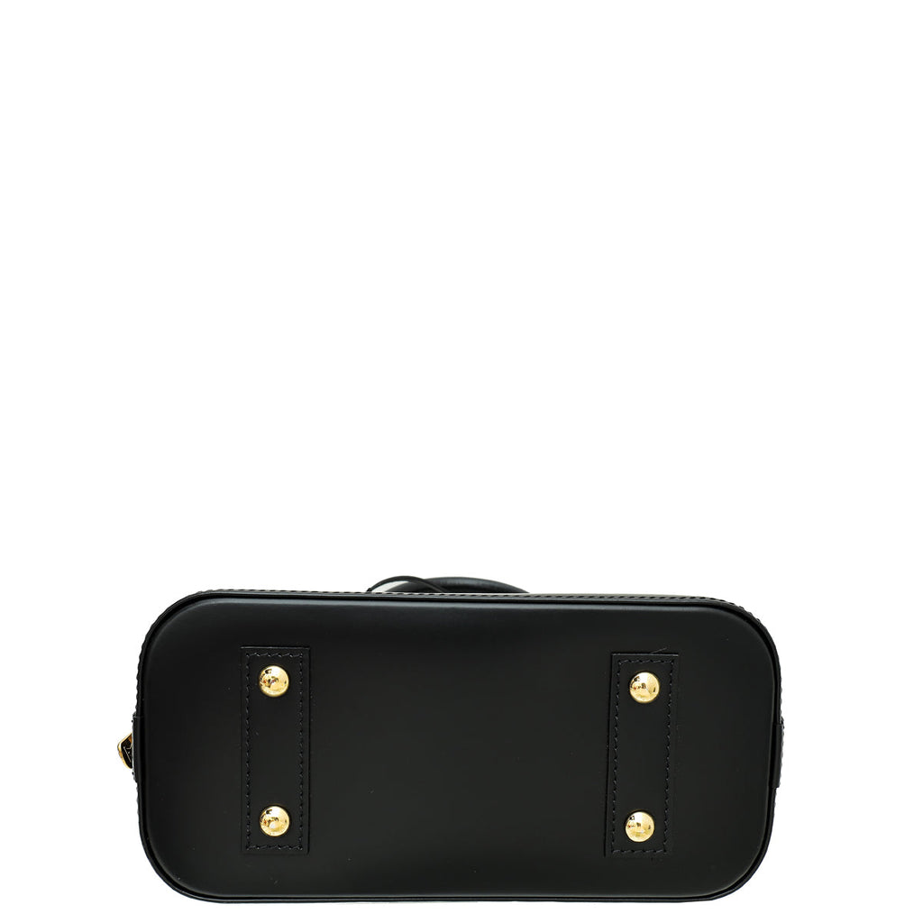 Louis Vuitton Black Alma BB Romantic Love Lock Bag