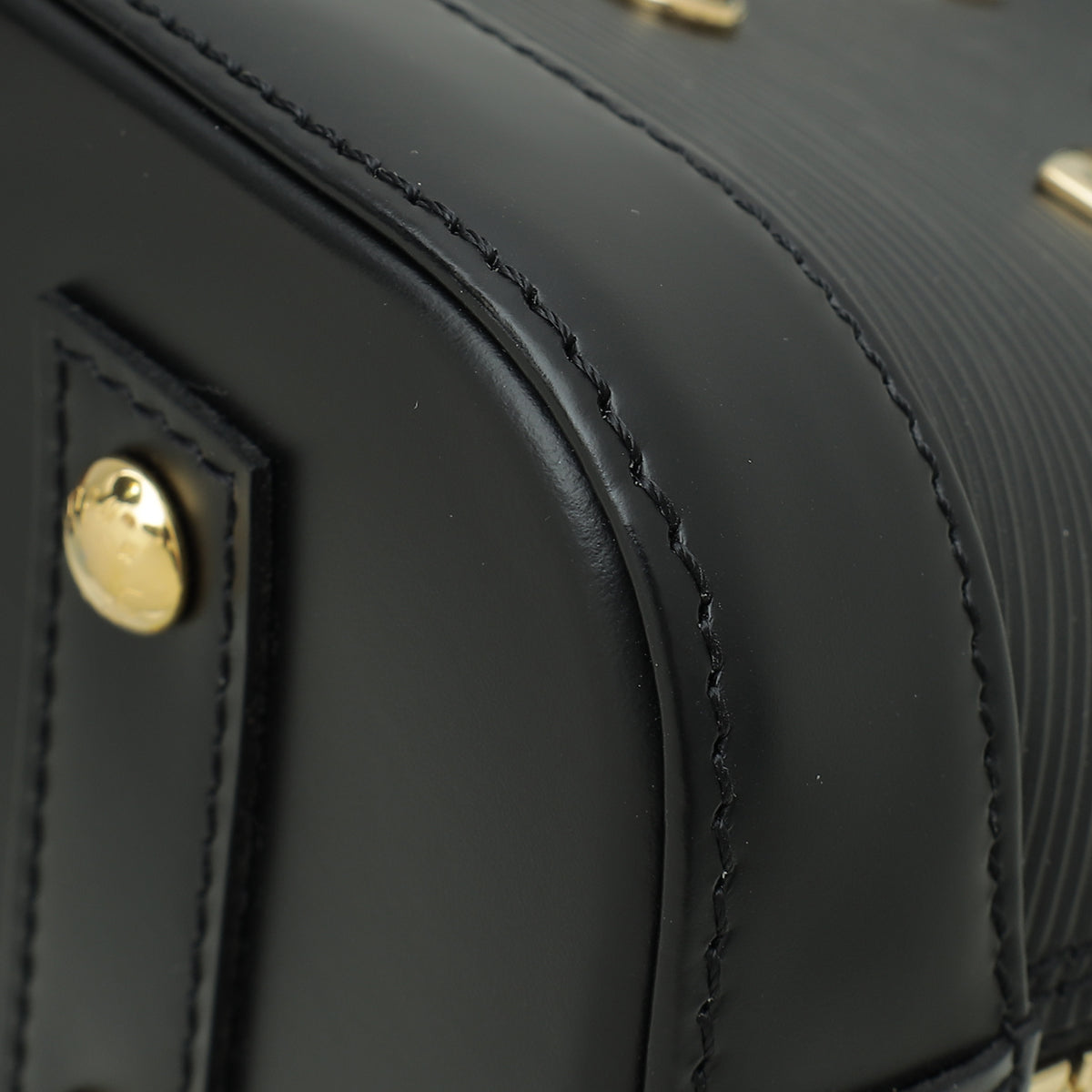 Louis Vuitton Black Alma BB Romantic Love Lock Bag