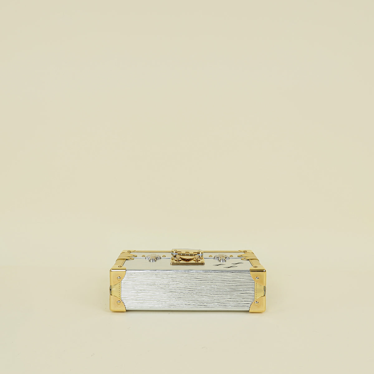 Louis Vuitton Metallic Bicolor Petite Malle Bag