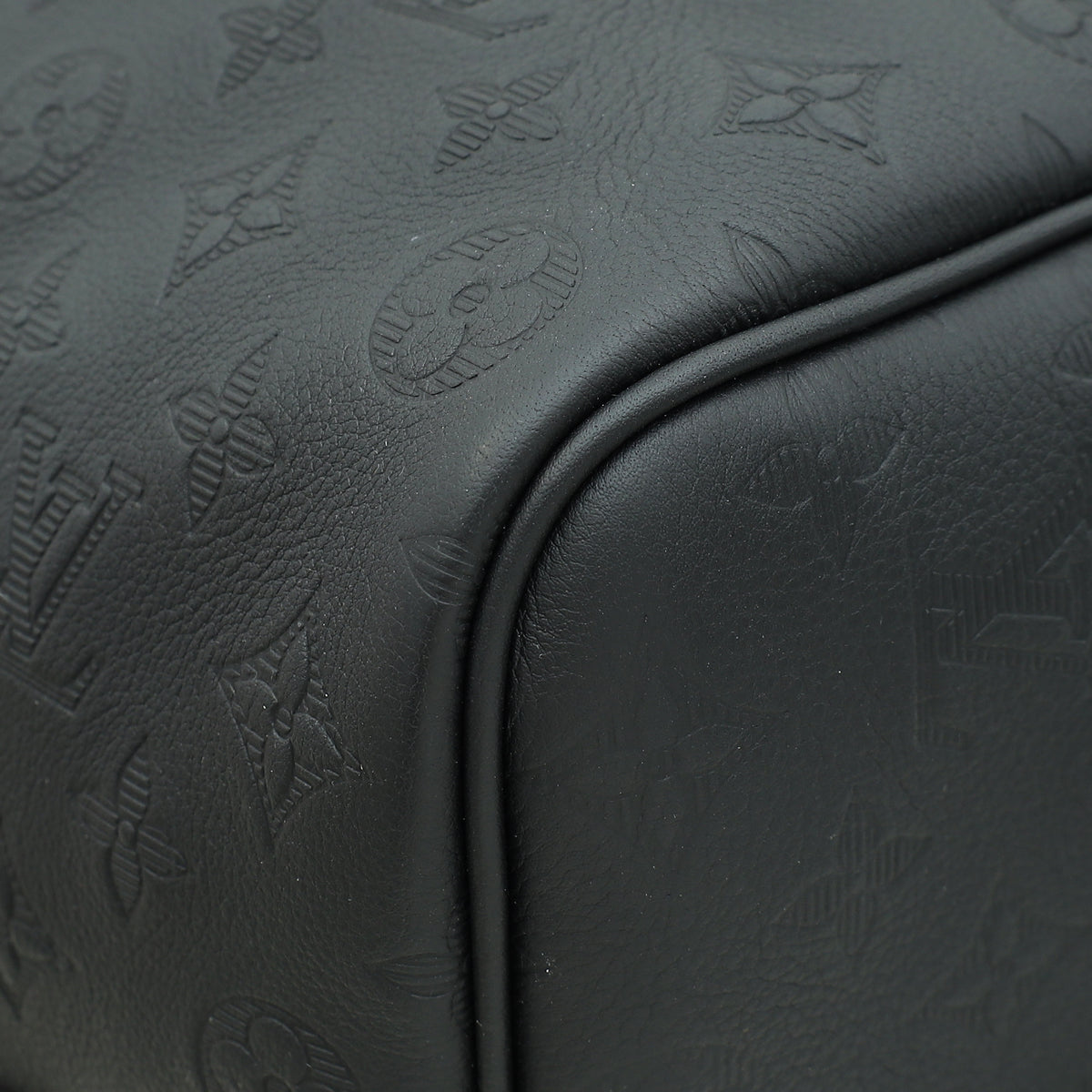 Louis Vuitton Black Monogram Shadow Keepall Bandouliere 50 Bag