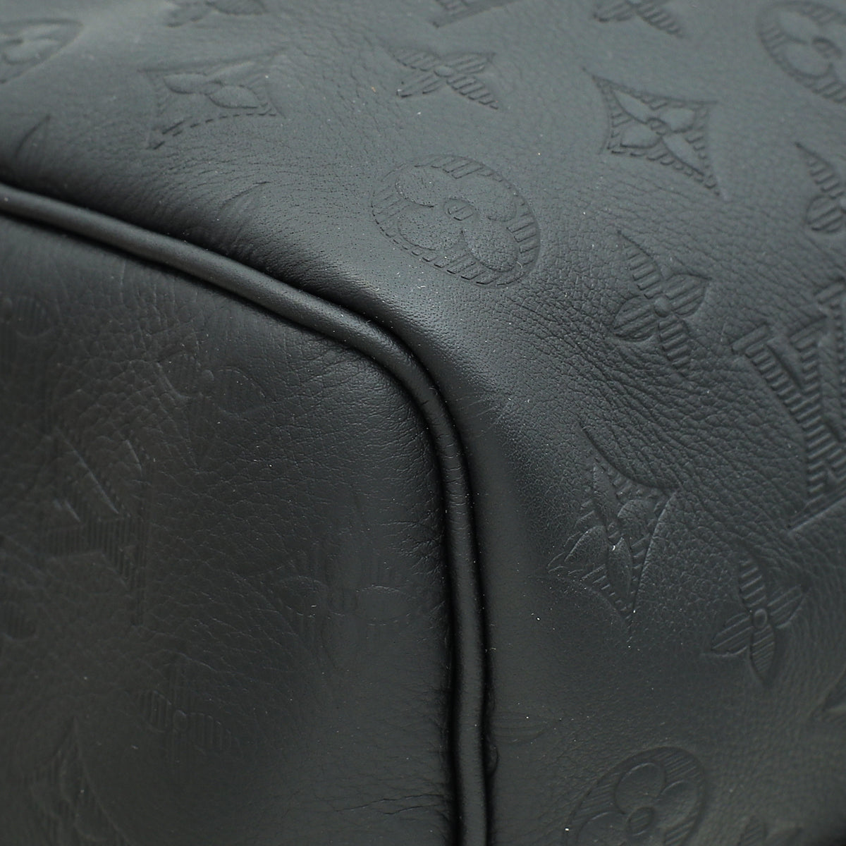 Louis Vuitton Black Monogram Shadow Keepall Bandouliere 50 Bag