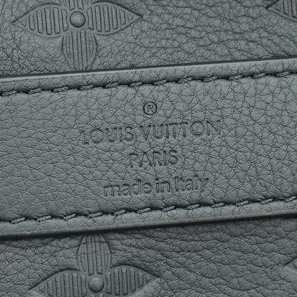 Louis Vuitton Black Monogram Shadow Keepall Bandouliere 50 Bag