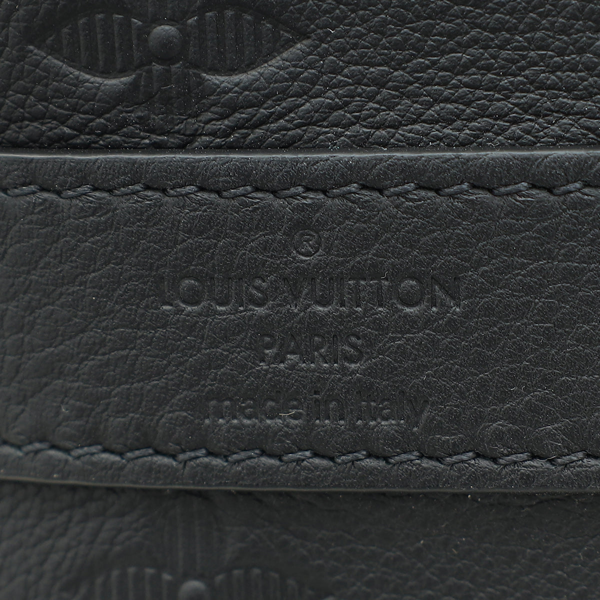 Louis Vuitton Matte Black Monogram Shadow Keepall Bandouliere 50 Bag