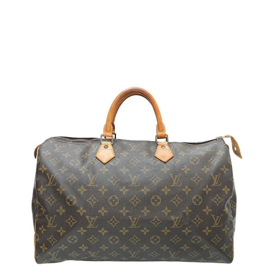 Louis Vuitton Brown Monogram Speedy 40 Bag