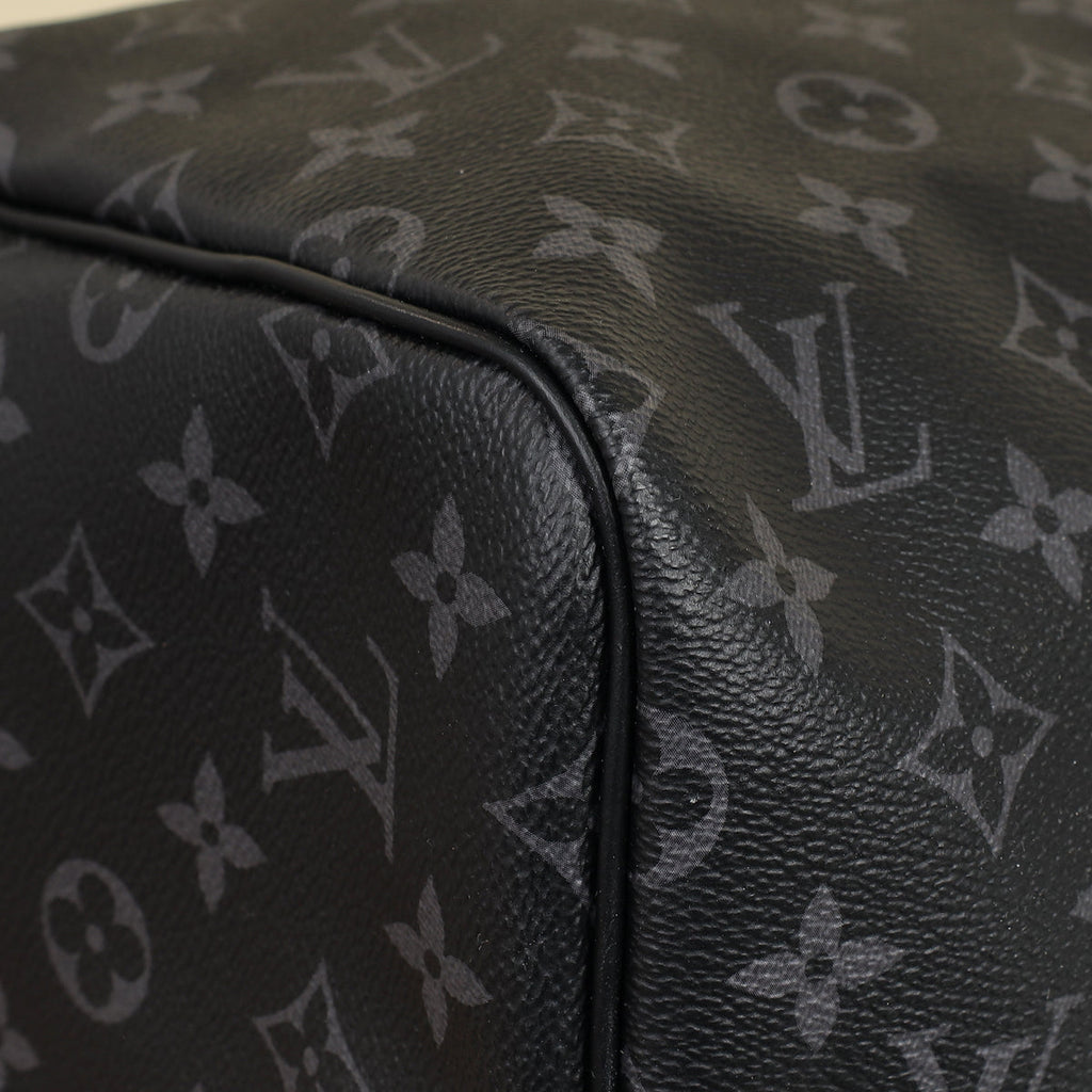 Louis Vuitton Graphite Monogram Eclipse Keepall 55 Bag