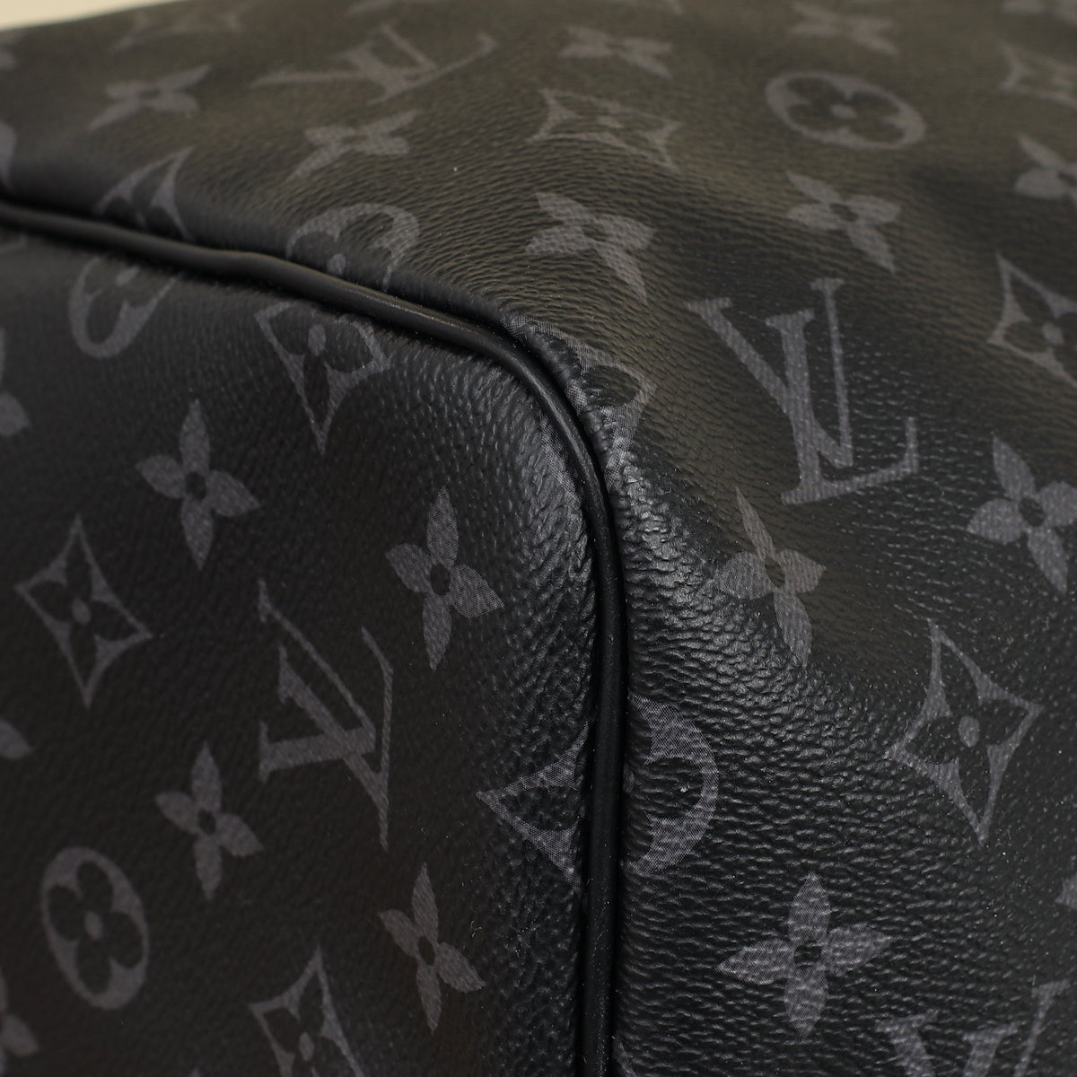 Louis Vuitton Graphite Monogram Eclipse Keepall 55 Bag