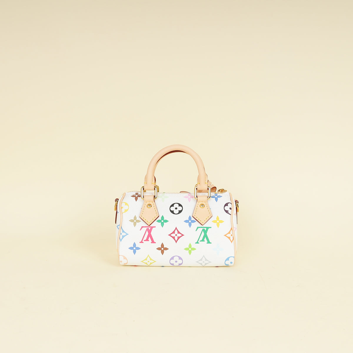 Louis Vuitton Multicolor Monogram x TM Nano Speedy Takashi Murakami Bag