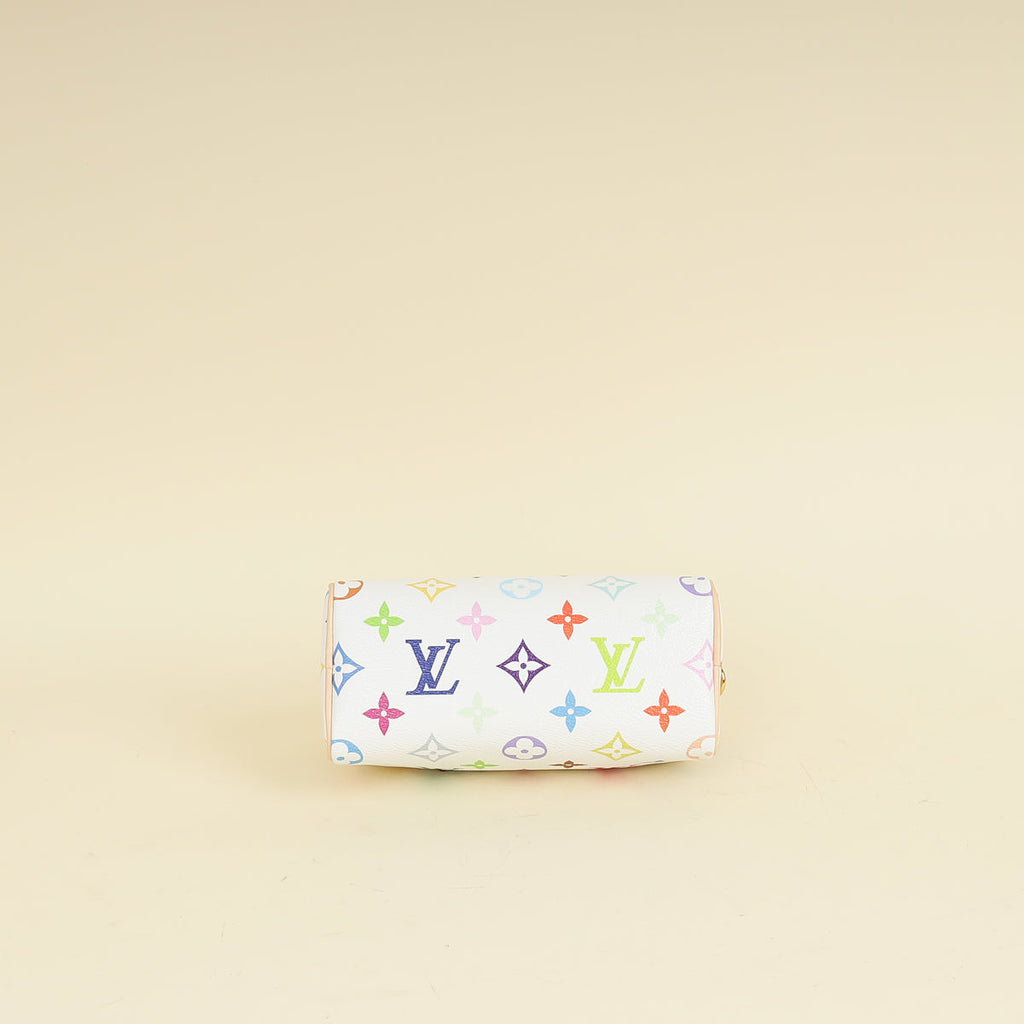 Louis Vuitton Multicolor Monogram x TM Nano Speedy Takashi Murakami Bag