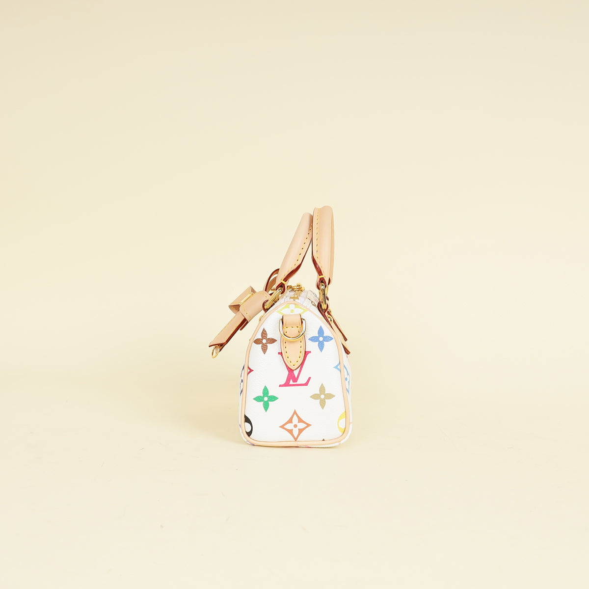 Louis Vuitton Multicolor Monogram x TM Nano Speedy Takashi Murakami Bag