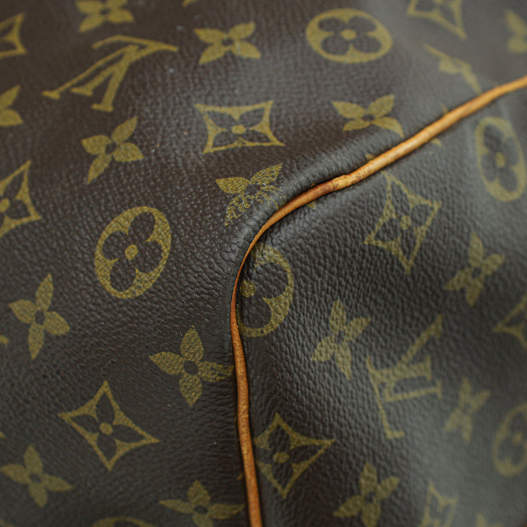 Louis Vuitton Brown Monogram Keepall Bandouliere 60 Bag