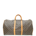Louis Vuitton Brown Monogram Keepall 55 Bag
