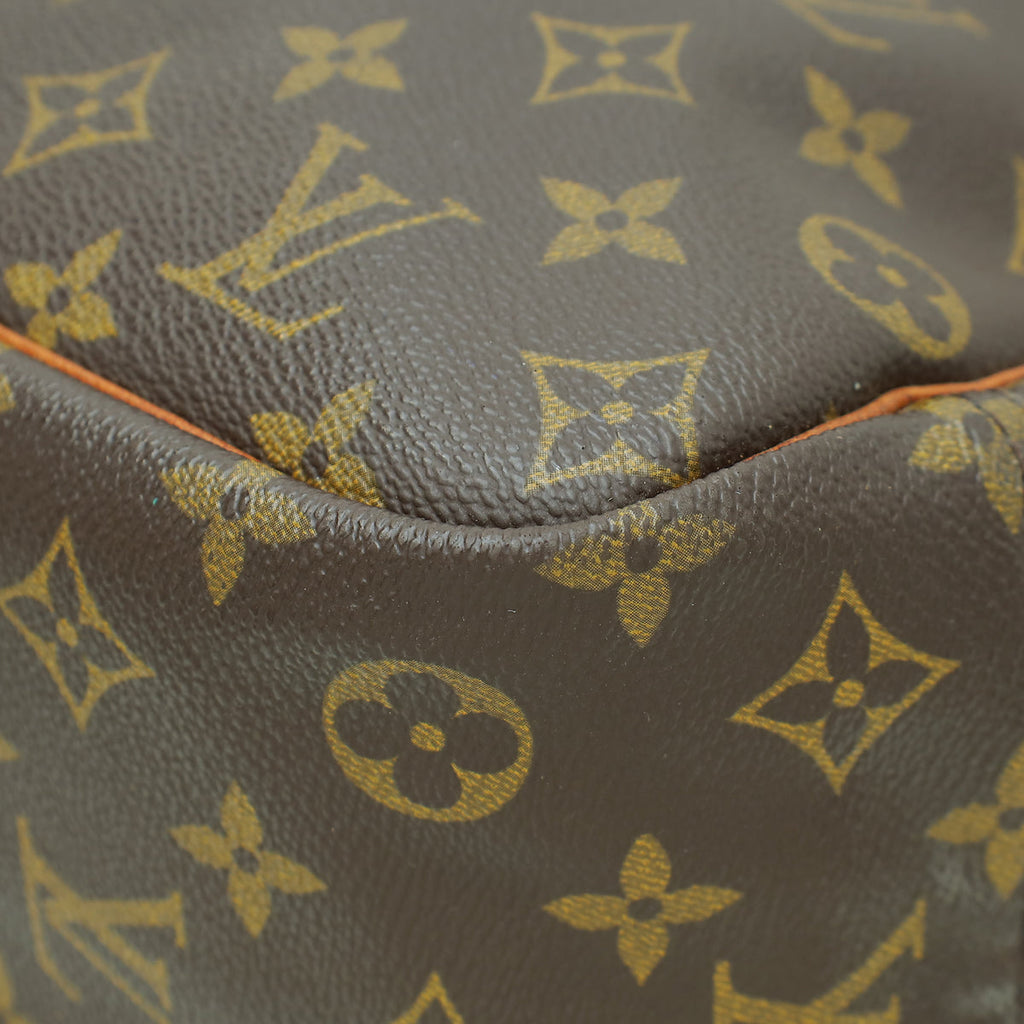 Louis Vuitton Brown Monogram Deauville Tote Bag