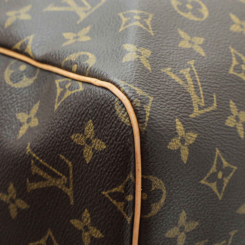 Louis Vuitton Brown Monogram Keepall 55 Bag