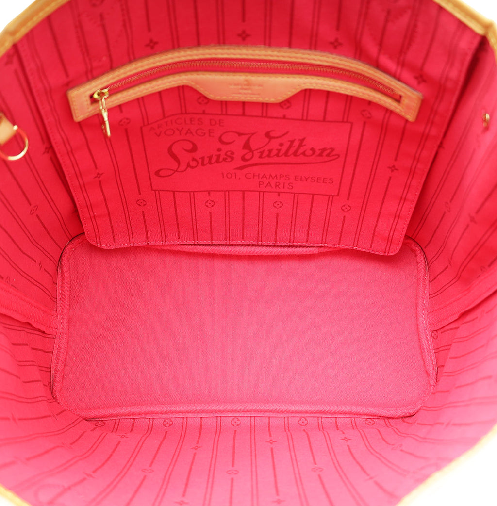 Louis Vuitton Brown Monogram My LV Neverfull MM Bag W/ T.C Initials