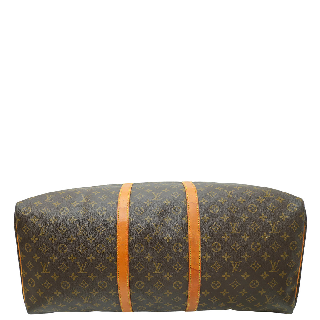 Louis Vuitton Brown Monogram Keepall 60 Bag