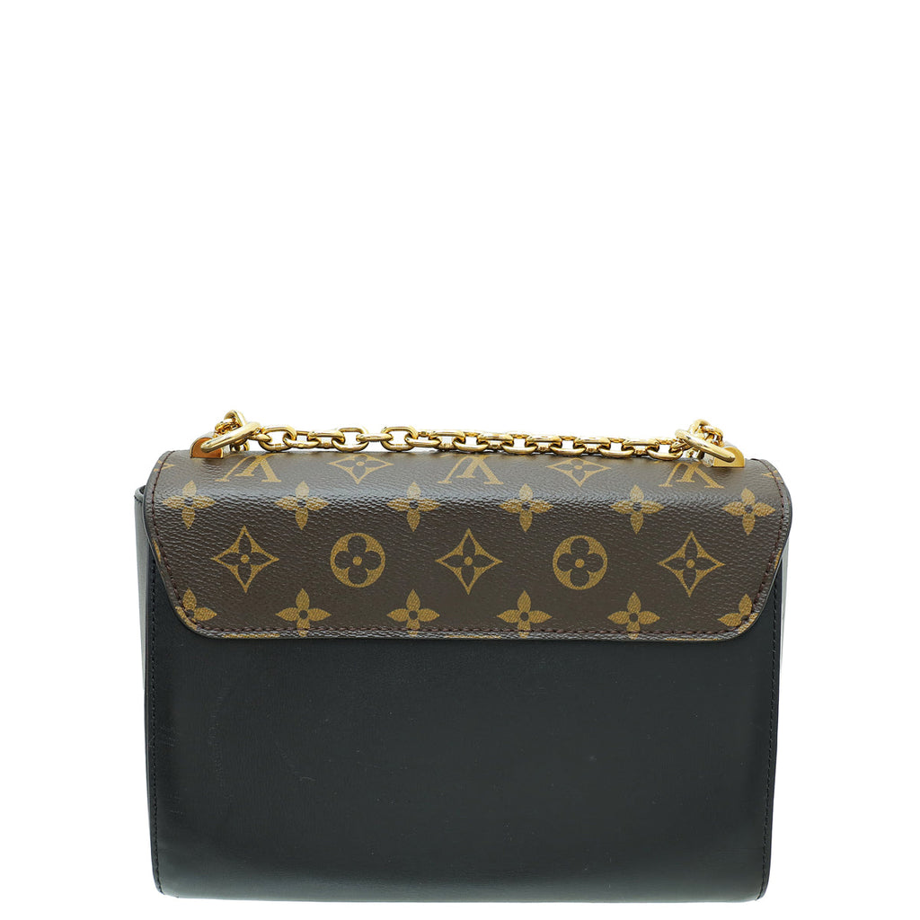 Louis Vuitton Bicolor Veau Satin Monogram Twist MM Bag