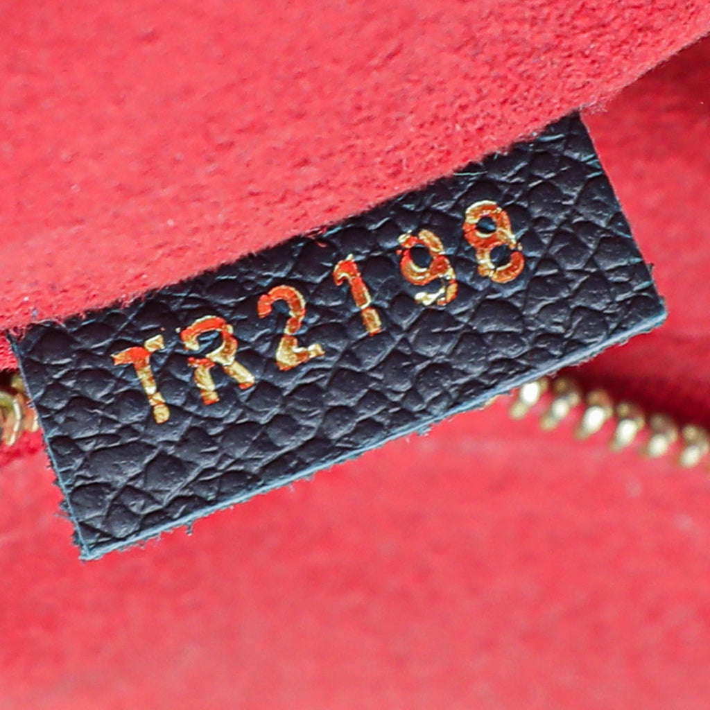Louis Vuitton Blue Marine Monogram Empreinte Vavin PM Bag