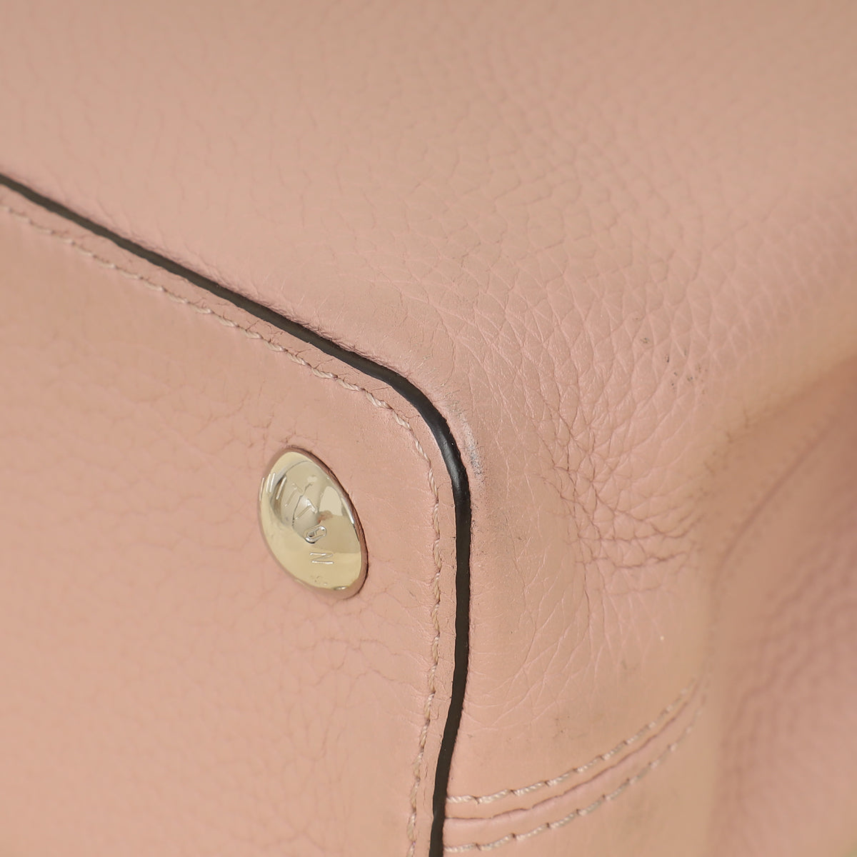 Louis Vuitton Magnolia Capucines w/Python Handle BB Bag
