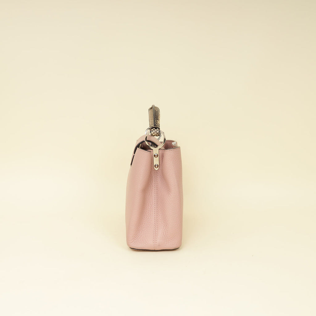Louis Vuitton Magnolia Capucines w/Python Handle BB Bag