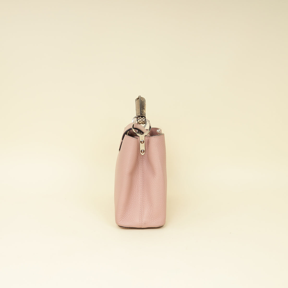 Louis Vuitton Magnolia Capucines w/Python Handle BB Bag