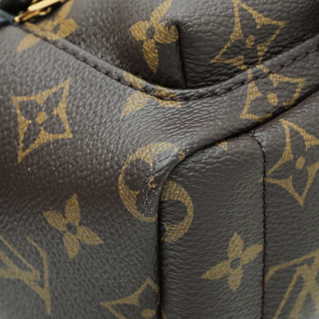 Louis Vuitton Bicolor Monogram Mini Palm Spring Backpack Bag