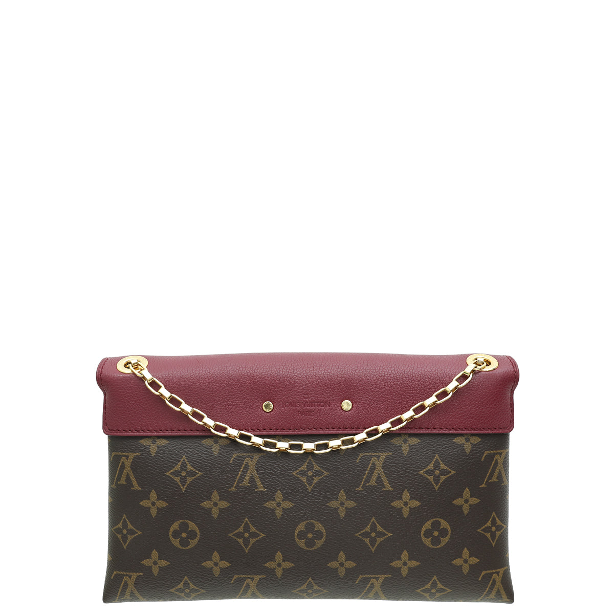 Louis Vuitton Monogram Burgundy Pallas Chain Bag