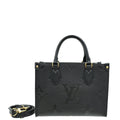 Louis Vuitton Black Monogram Empreinte Onthego PM Tote Bag
