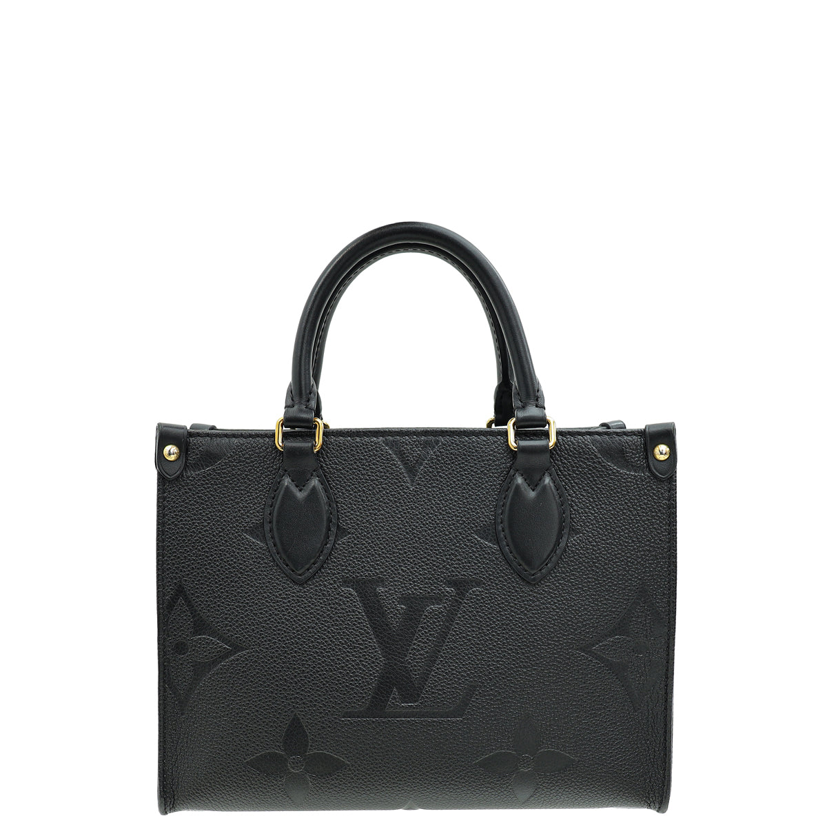 Louis Vuitton Black Monogram Empreinte Onthego PM Tote Bag