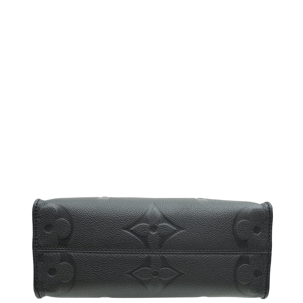 Louis Vuitton Black Monogram Empreinte Onthego PM Tote Bag