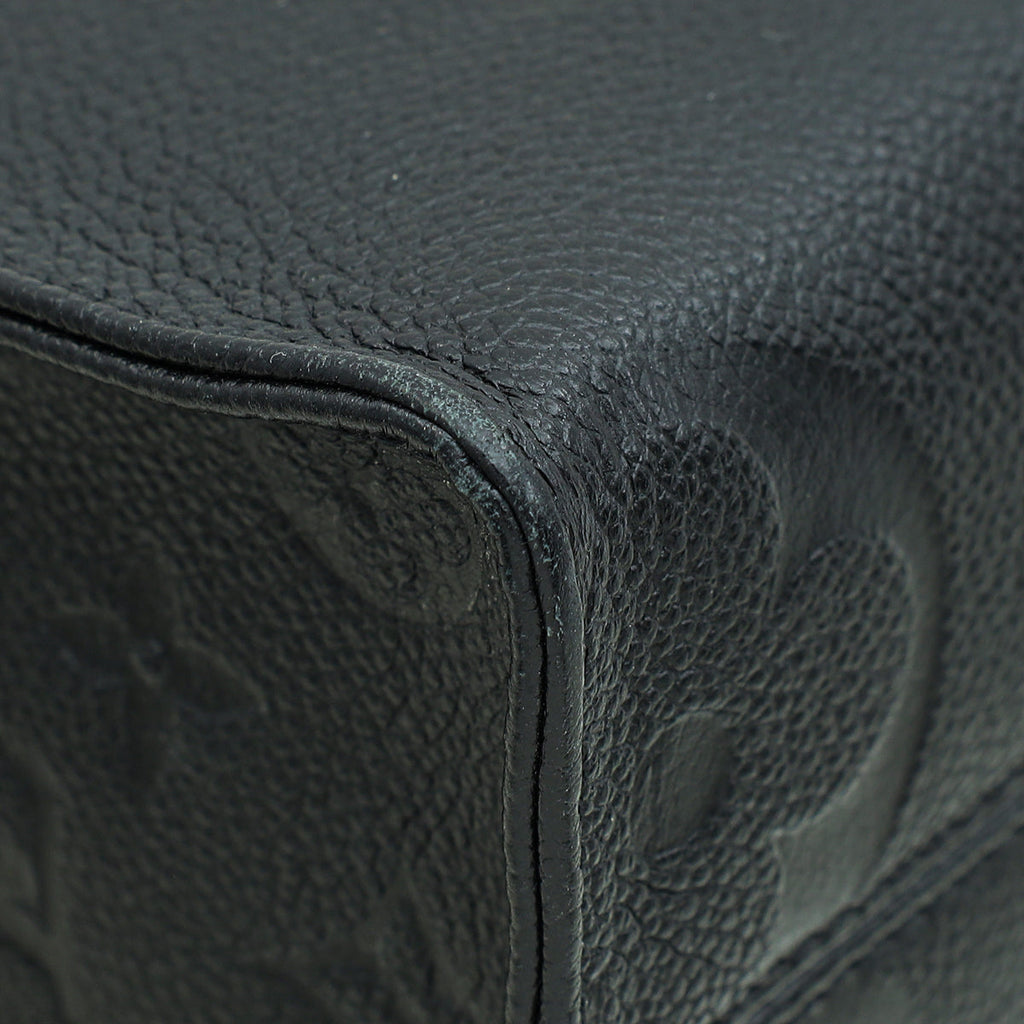 Louis Vuitton Black Monogram Empreinte Onthego PM Tote Bag