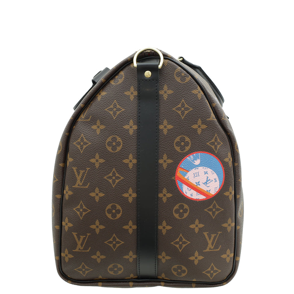 Louis Vuitton Bicolor Monogram "My LV World Tour" Keepall Bandouliere 50 Bag
