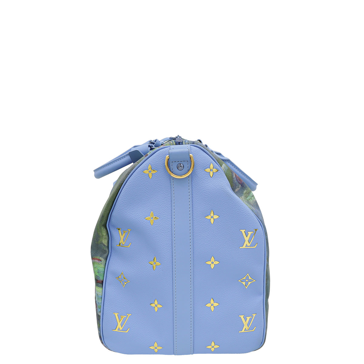 Louis Vuitton Lavender Multicolor Masters Monet Keepall Bandouliere 50 Bag