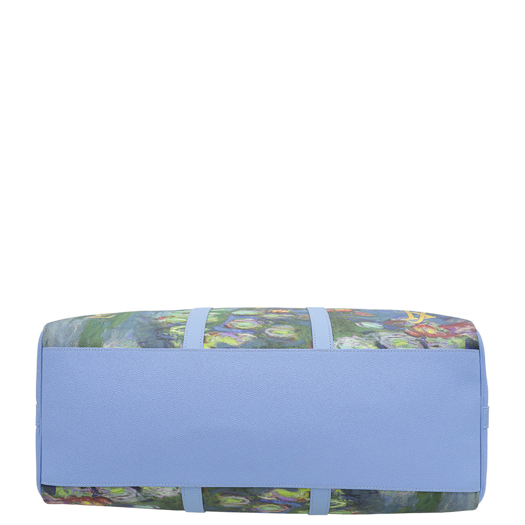 Louis Vuitton Lavender Multicolor Masters Monet Keepall Bandouliere 50 Bag