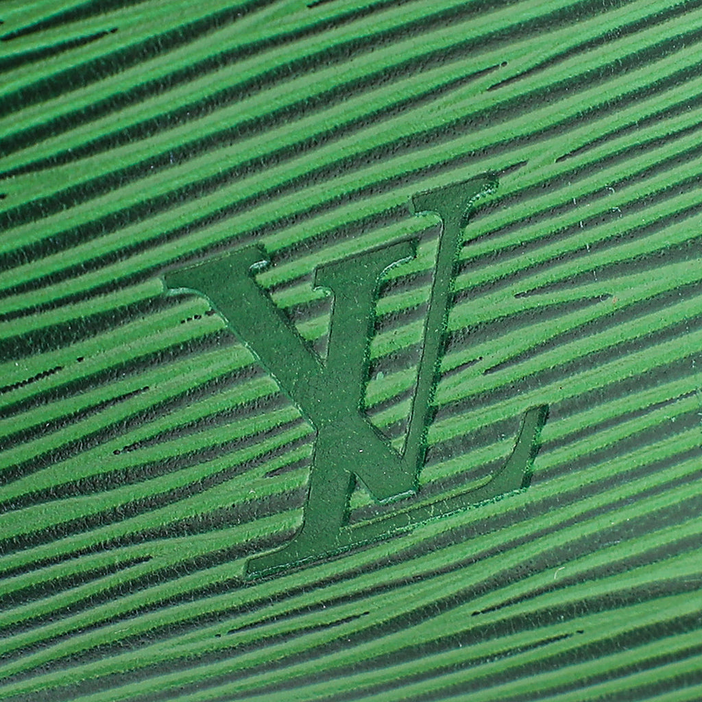 Louis Vuitton Borneo Green Keepall 45 Bag w/ A.P Initials