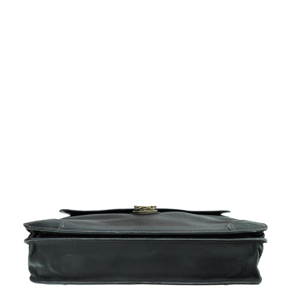 Louis Vuitton Dark Brown Utah Apache Briefcase Bag