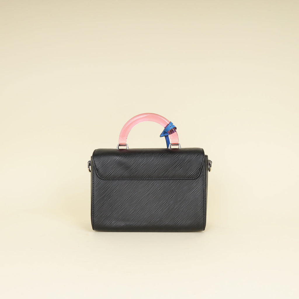 Louis Vuitton Black Twist Plexiglass Top Handle MM Bag