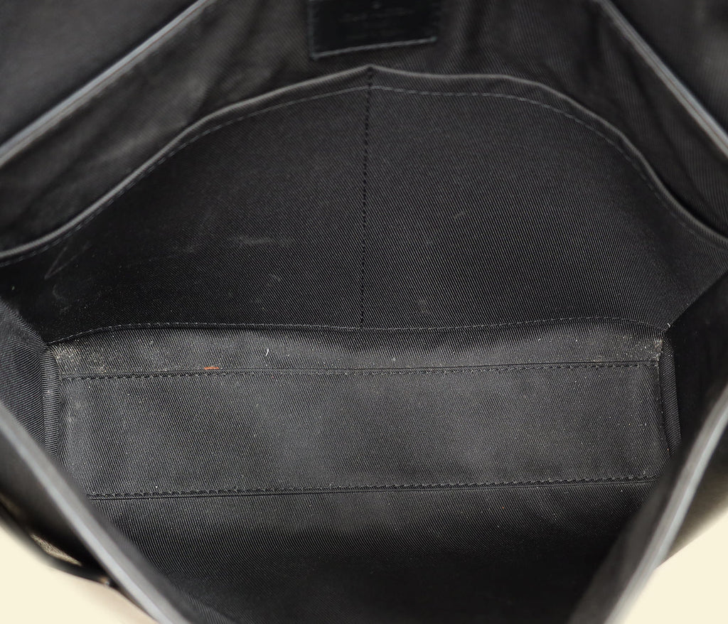 Louis Vuitton Black Aerogram Messenger Bag