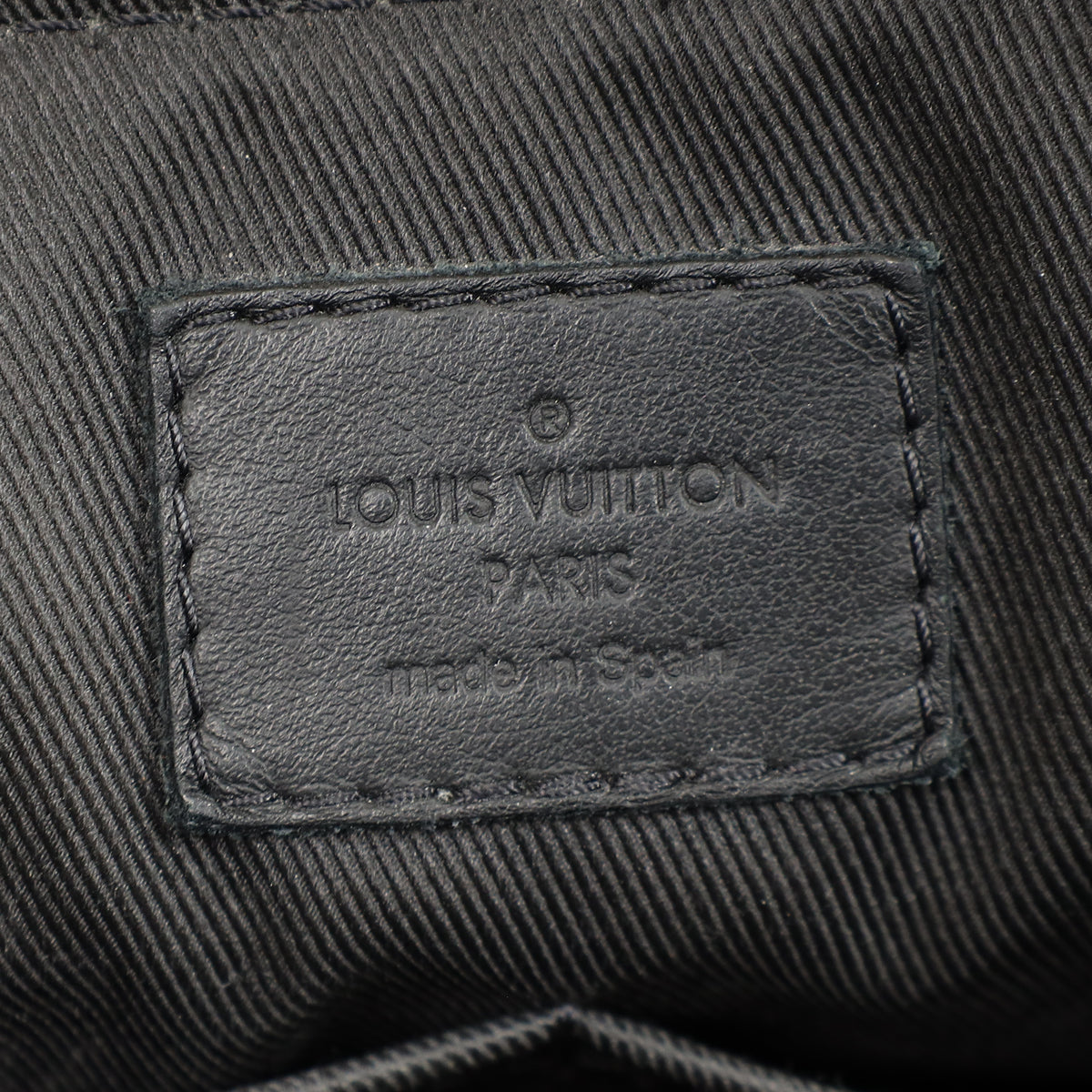 Louis Vuitton Black Aerogram Messenger Bag