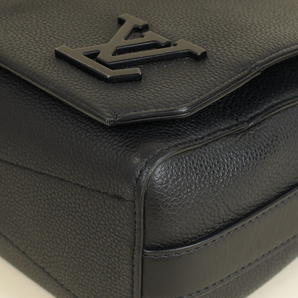 Louis Vuitton Black Aerogram Messenger Bag