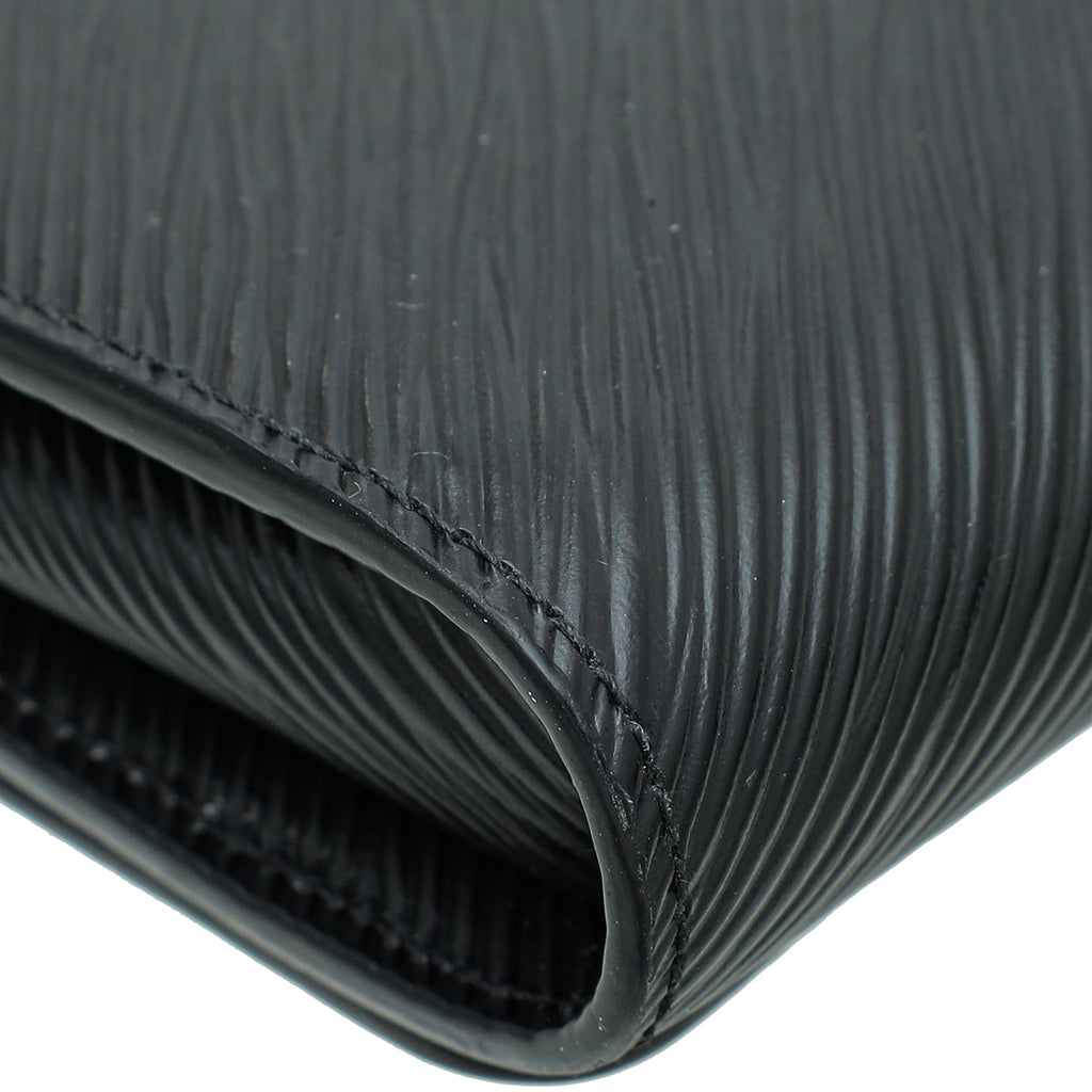 Louis Vuitton Black Twist Wallet on Chain