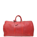 Louis Vuitton Red Keepall 55 Bag