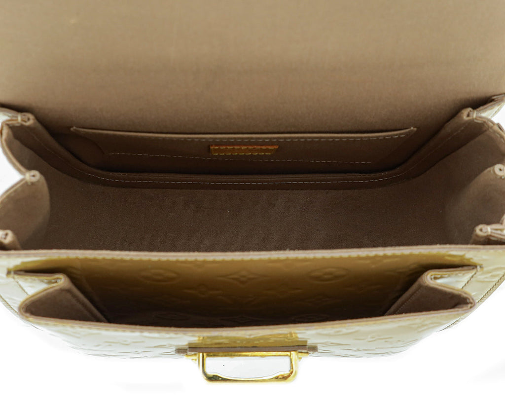 Louis Vuitton Beige Poudre Monogram Vernis  Mirada Bag