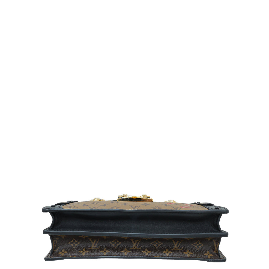 Louis Vuitton Monogram Bicolor Reverse Trunk Clutch Bag