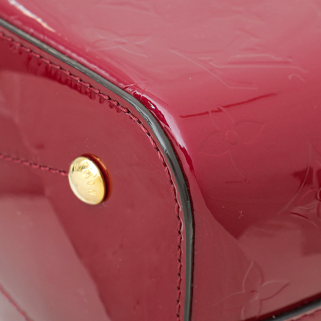 Louis Vuitton Magneta Monogram Vernis Long Peach PM Bag