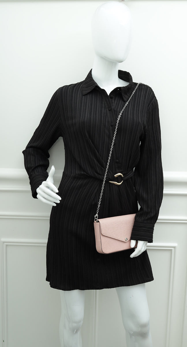 Louis Vuitton Rose Ballerine Felicie Pochette