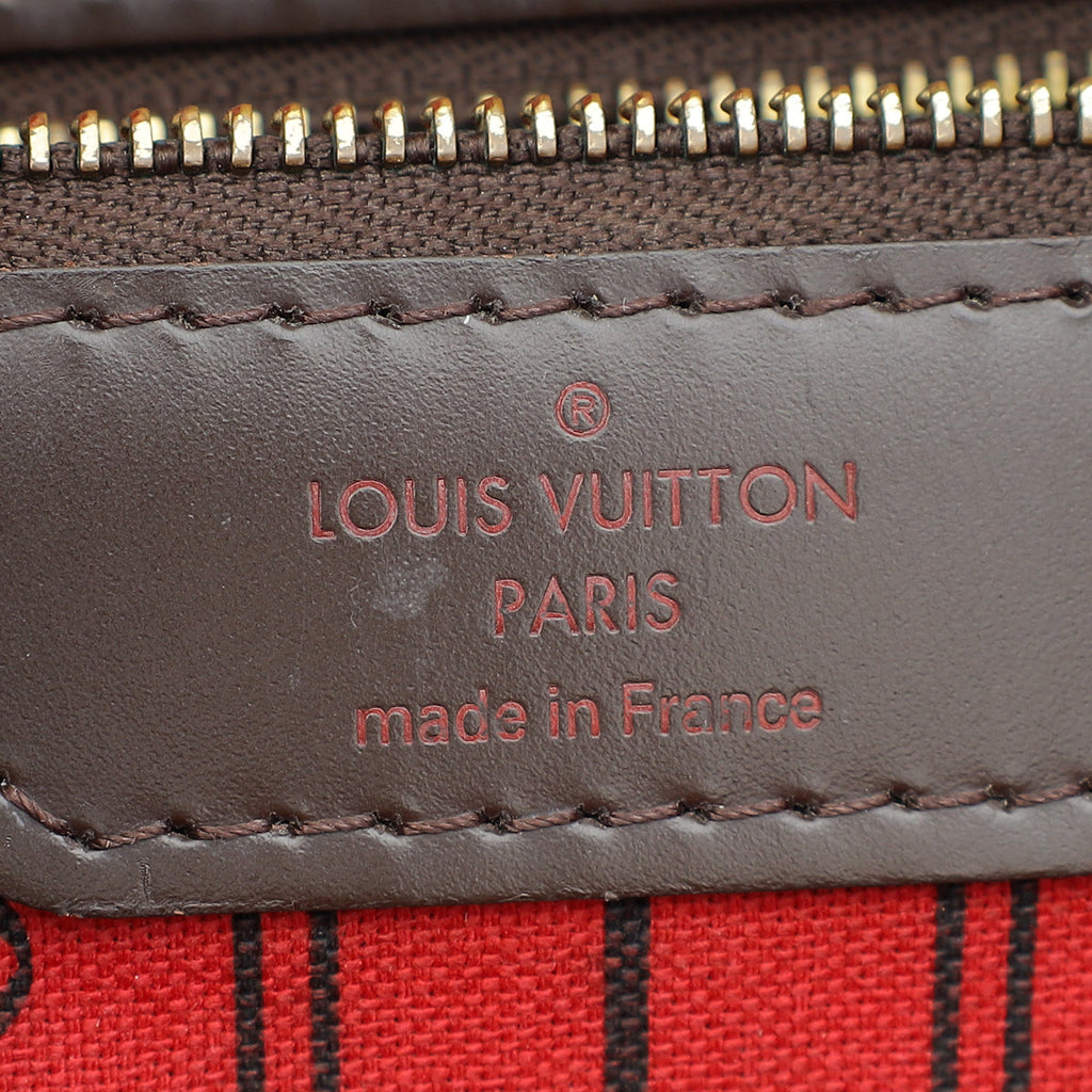 Louis Vuitton Damier Ebene Neverfull MM Bag